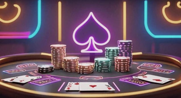 Tampilan antarmuka permainan Bikini Paradise di platform indo slot dengan grid 5x3 dan simbol-simbol pantai tropis